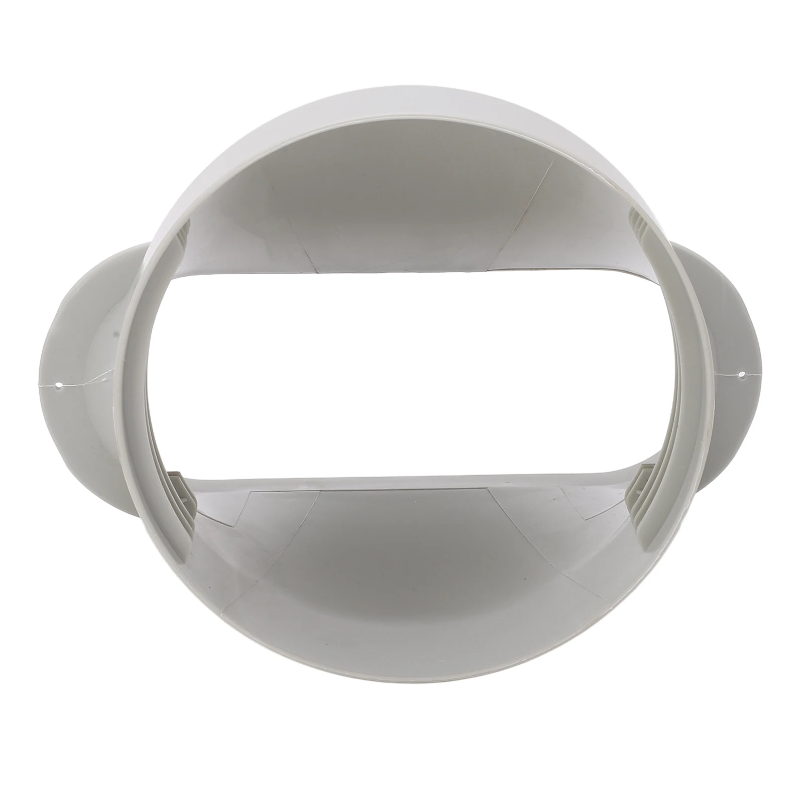Air Conditioner Exhaust Hose Adapter Window Sealing Plate Vent Tube Connector ABS Material 5.9in Diameter 1 Piece for Oval