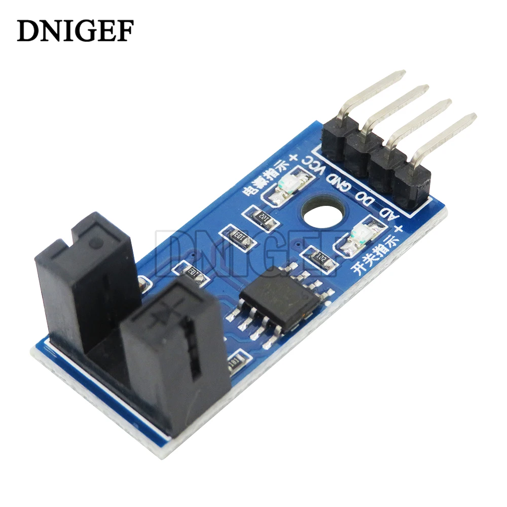 10 Buah Modul Sensor Kecepatan Modul Penghitung Generator Tacho Optocoupler Tipe Slot Sensor Tacho untuk Kit Diy