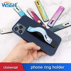 phone ring holder Foldable Mobile stand Silicone Cellphone bracket For iphone 13 pro max redmi note 10 samsung smartphone grip