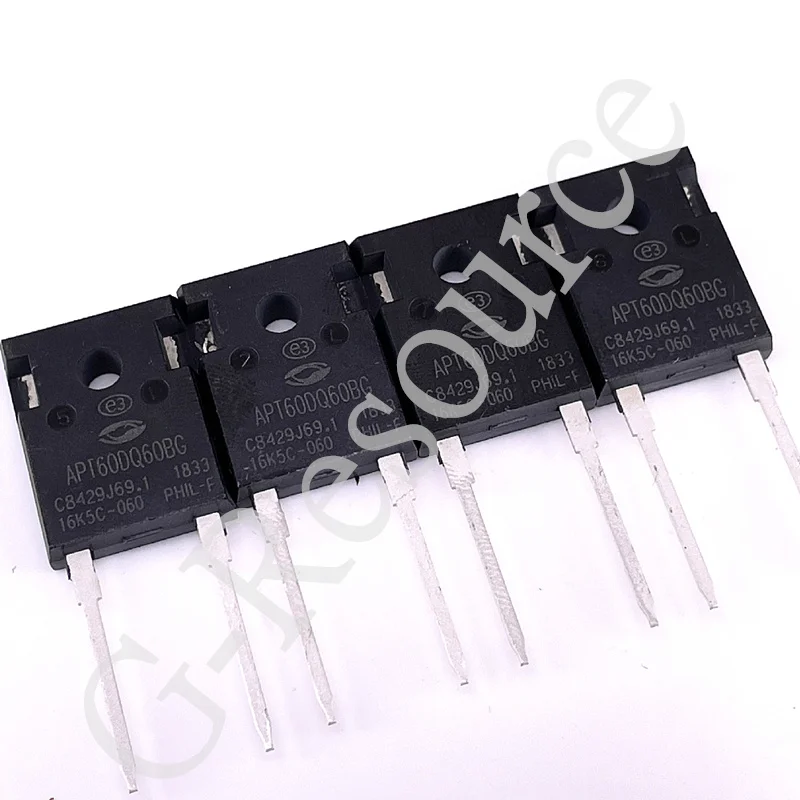 (10pcs) APT60DQ60BG 60DQ120 60A600V Fast Recovery rectifier Diode TO-247