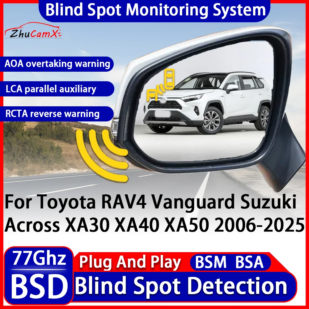 

Blind Spot Detection Monitoring Warning System Lane Assistance For Toyota RAV4 Vanguard Suzuki Across XA30 XA40 XA50 2006-2025
