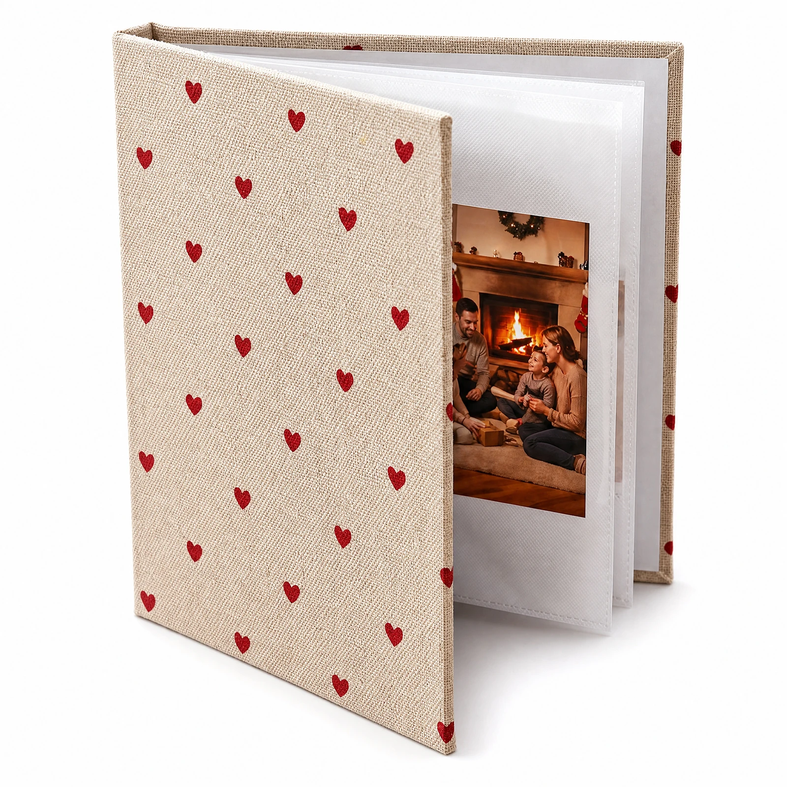 Linen Photo Album Scrapbook 100 Picture for 4x6 Photos Slip-in memory Book Wedding Baby Family Anniversary Travel Birthday Photo