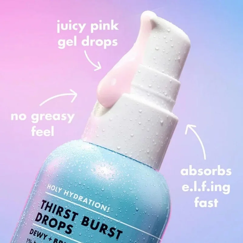 ELF Winter Moisturizing Nourishes The Skin Thirst Burst Drops Brightening Moisturizing Brightening Gel Essence Relieve Dryness