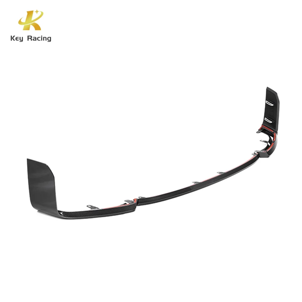 For BMW M2 G87 2023- Front Lip Dry Carbon Fiber MP Style Front Bumper Splitter Lip Winglet