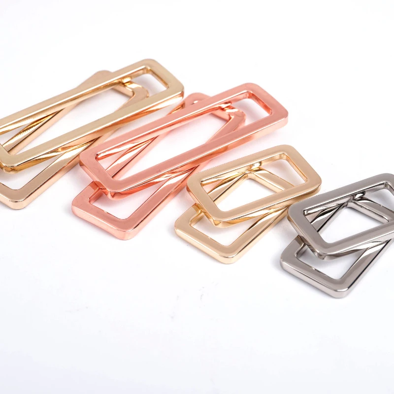 

5/10P Bag Ring Buckles for Purse Bags Strap Webbing Belt Metal Clasp Backpack Shoulder Loop Hook DIY Leather Sewing Accessories