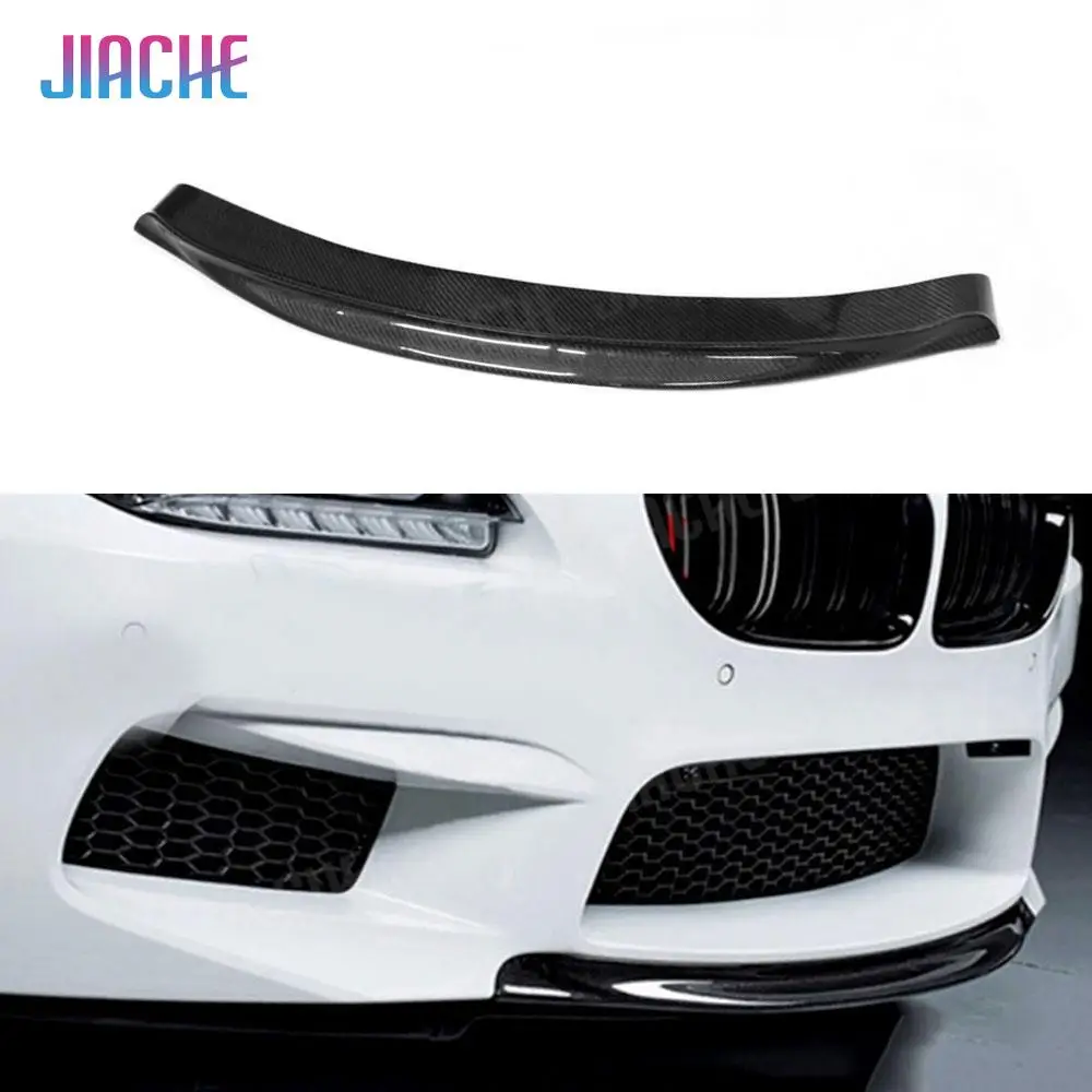 

Dry Carbon Fiber Front Bumper Lip Spoiler for BMW 6 Series F06 F12 F13 M6 2013 - 2018 FRP Front Chin Spoiler Car Styling Bodykit