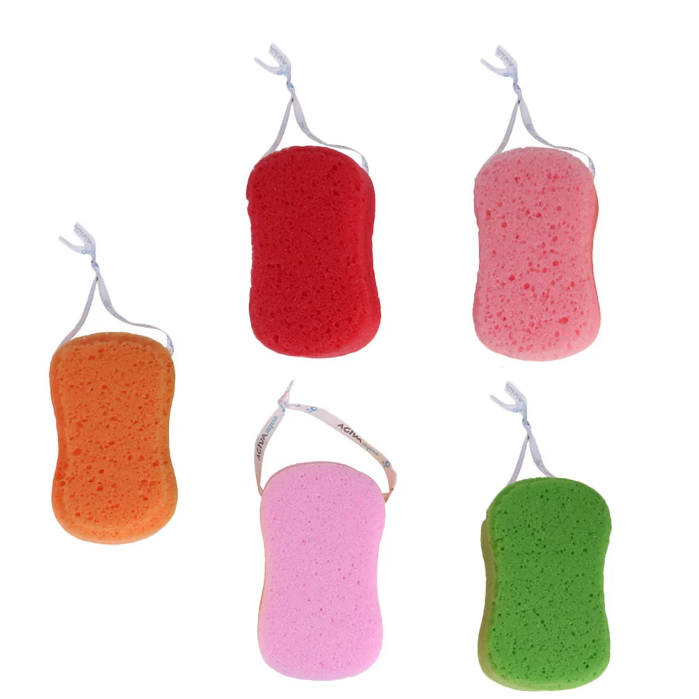 

5 Pcs Bath Sponge Brush Facial Sponges Scrubber Durable Shower Household Home Bathing Back