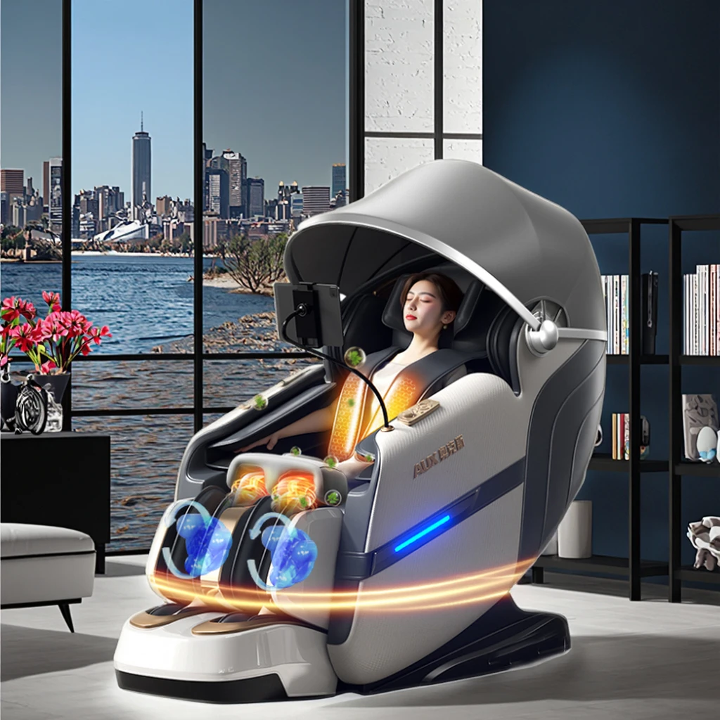 Professional  Zero Gravity Human Touch AI Voice Stretch 4D Track Latest Electronic  Chair for Body