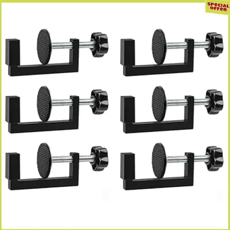 

A34R 6Pcs G-Clips,Adjustable Patio Furniture Clips- Outdoor Sofa Rattan Furniture Clamps-Rattan Clamps Wicker Chair Fasteners