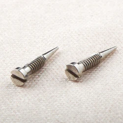 200pcs Glasses Spring Hinge Screws Eyewear Optical Eyeglasses Screw Accessories Pointed End Self Aligning Screw Repair Accessory