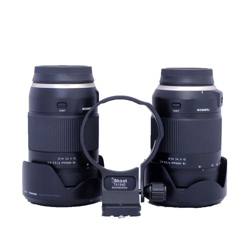 iShoot Lenskraag voor Tamron 18-400mm F3.5-6.3 Di II VC HLD B028 Statiefbevestiging Ring Compatibel met SUNWAYFOTO LEOFOTO RRS ARCA