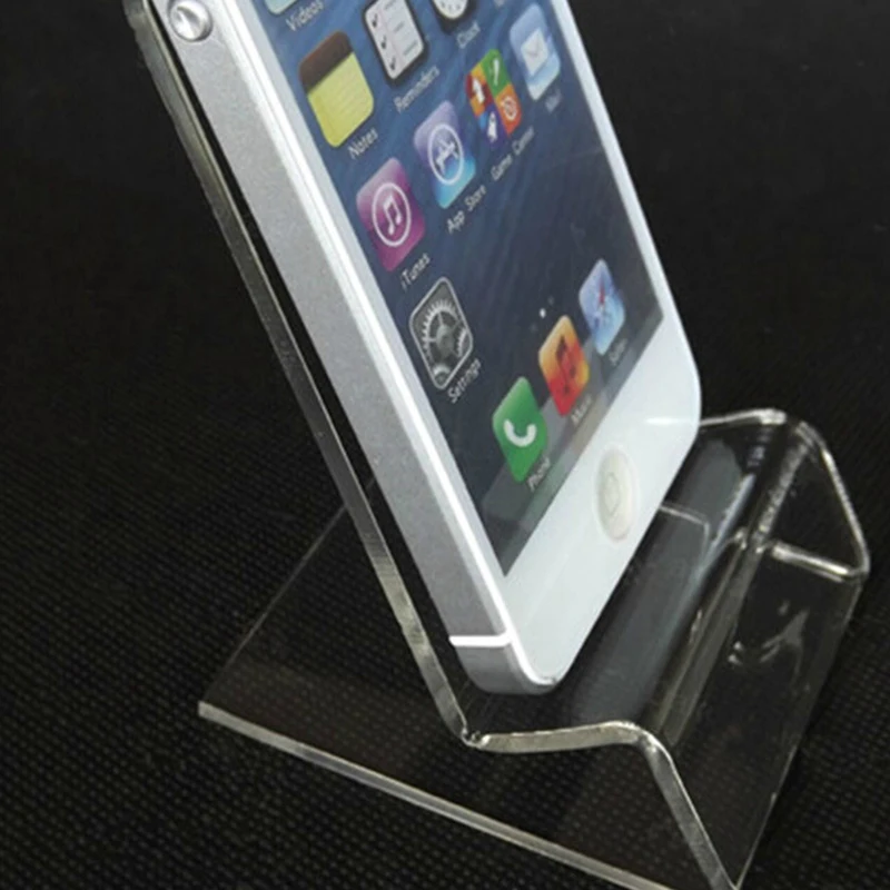 Plástico acrílico Suporte Transparente para Console de Jogos, Janela Contador Display, Showcase, Tablet Bracket Tray, Showcase para PSV, suporte do telefone