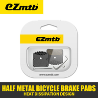 EZmtb Resin Semi-Metallic Cooling Pads for Mountain Bike Disc Brakes - Universal Wear-Resistant Brake Pads for Road and MTB