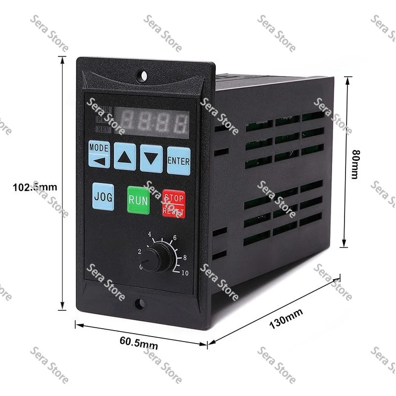Simple Inverter Single-Phase Input 220V Three-Phase Output Fan Water Pump Motor Variable Frequency Governor 400W750W