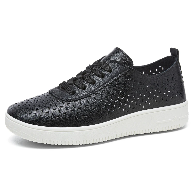 New Casual Women's Sneakers On Sale Designer Shoes 2026 Summer Women's White Sneakers Breathable Soft Flat Shoes For Ladies view 6