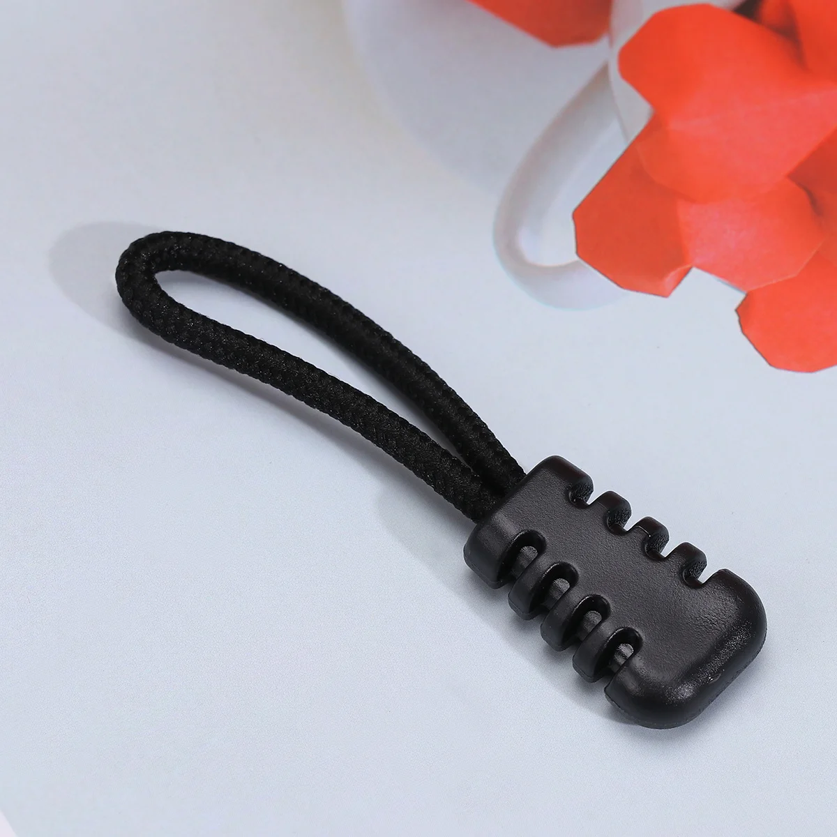 

100Pcs Plastic Injection Zipper Heads Black PVC Slider Puller Replacement for Garment Luggage Shoe Bag Sewing Repair Kit