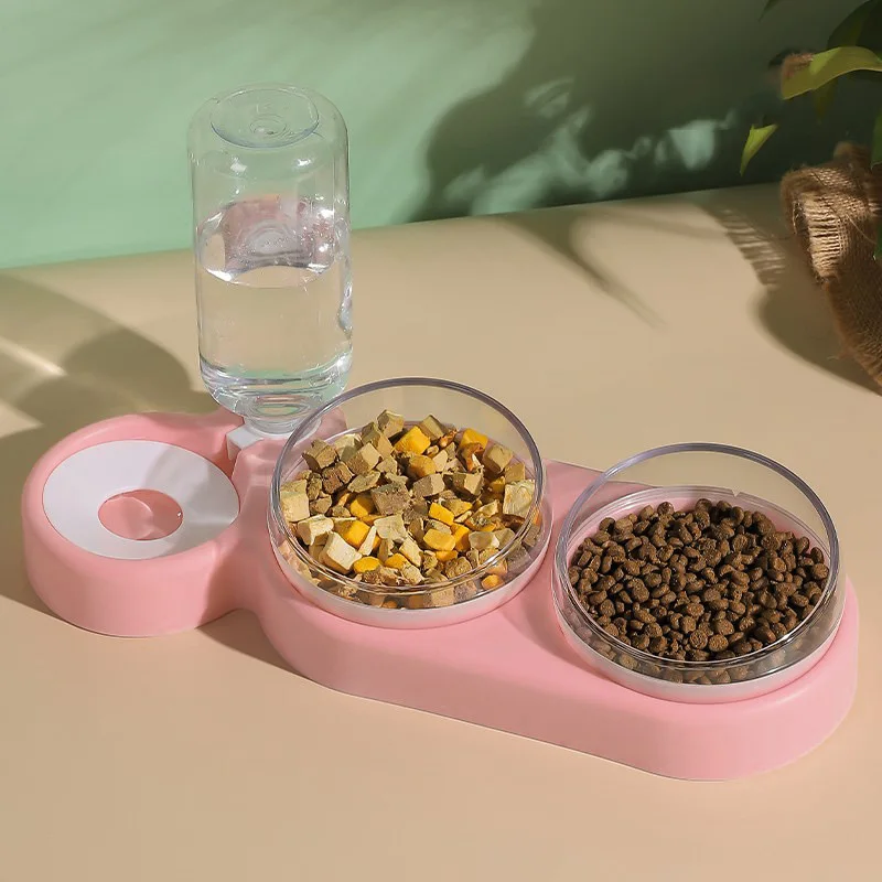 Neue Schnecke Schüssel Feeder 3-in-1 Trinken Umweltschutz Lebensmittel Grade Sicheres Material Wasser Futternapf Luxus Haustier drei Schüssel