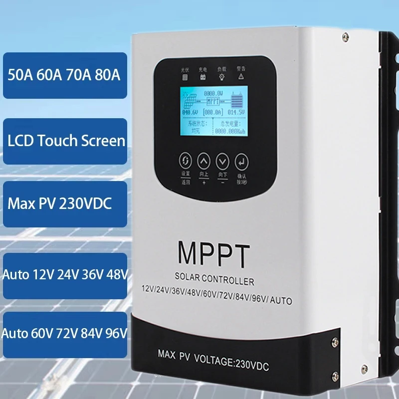 Lcd Smart Mppt Sola…
