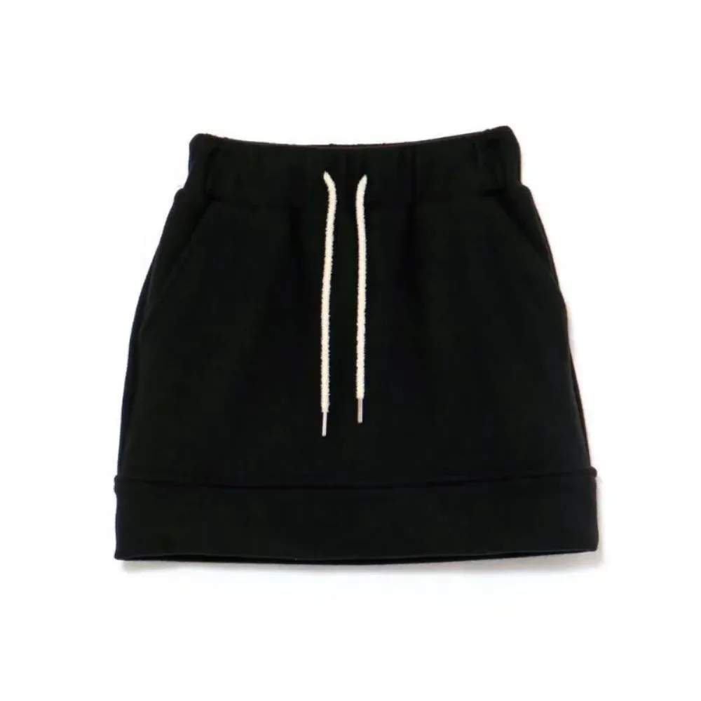 2025 Hoge Taille A-lijn Rok Japan Trekkoord Rokken Zoete Tienermeisjes Ropa De Mujer Casual Faldas Zomer Nieuwe Vrouw Kleding