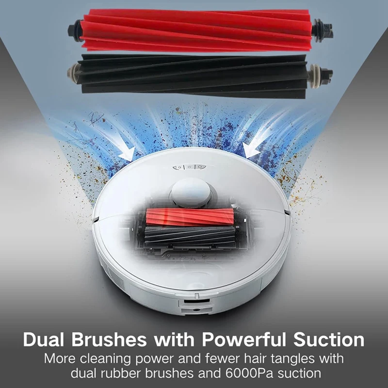 Pièces d'aspirateur robot pour Roborock S8, S8 Pro, Ultra, S8 +, brosses latérales principales, vadrouille, remplacement des sacs à poussière Everths HEPA Pound
