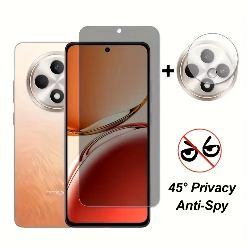 

For Oppo Reno 14，Reno 14 Pro，Reno 14F Screen Protector Privacy Tempered Glass Protective Phone Camera Lens Film For Oppo Reno 14