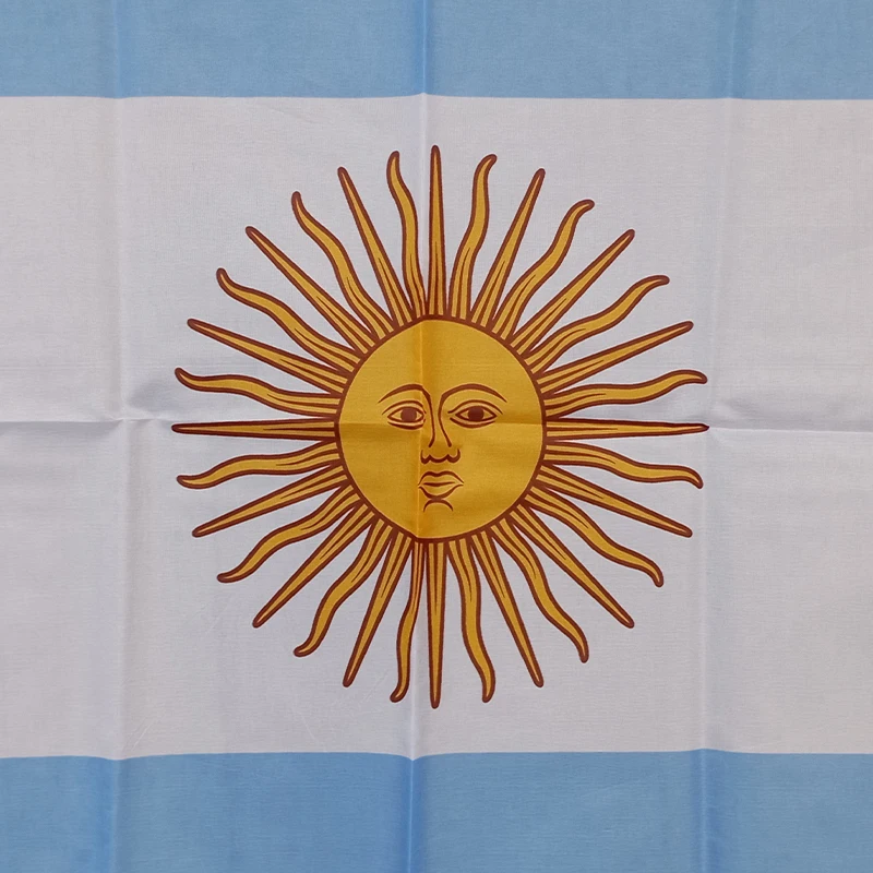 XvGgdg 90x150cm Argentina Flag Hanging Polyester Standard Argentine National Banner