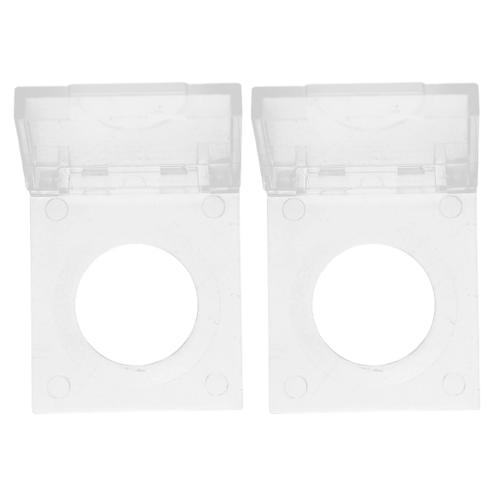 

2Pcs Power Button Protective Covers 16mm Switch Guard Anti-Mistouch Seal for Rhinestone Painting Light Pad Equipment