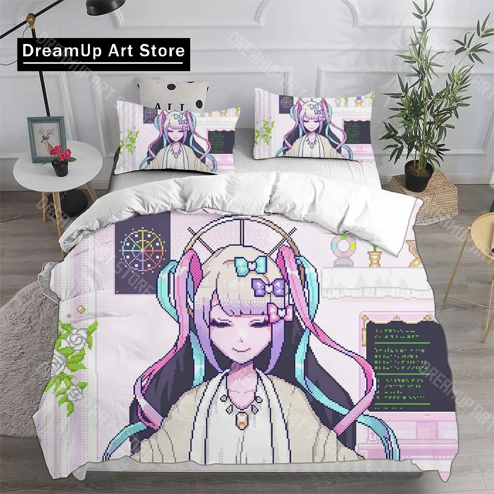 3D Print NEEDY GIRL Streamer Overload Bedding Set for Boys Girls Duvet Cover Pillowcase Twin Queen King Full Single Double Sizes