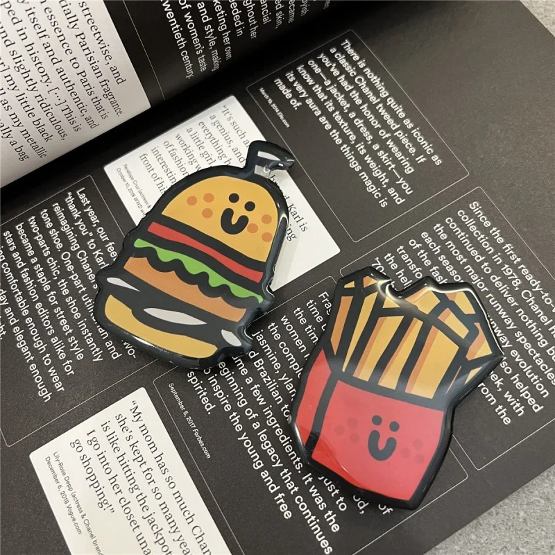 Divertente hamburger banana pieghevole supporto per impugnatura per telefono cellulare presa supporto tascabile per iPhone anello per dito Griptok supporto espandibile