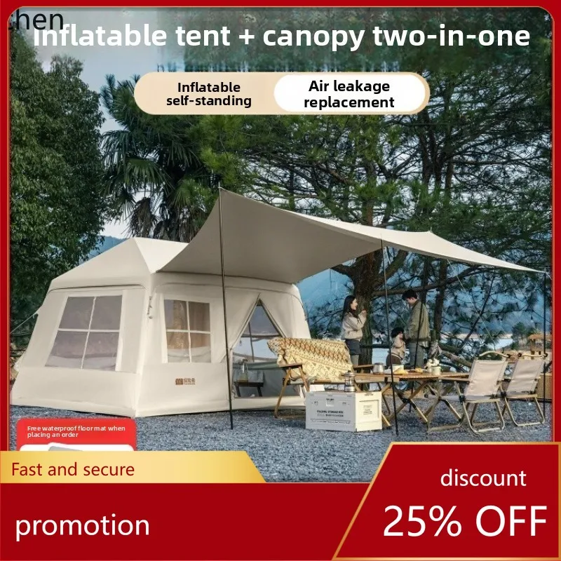 

ZML Yunzhu automatic inflatable tent outdoor camping overnight camping equipment full set