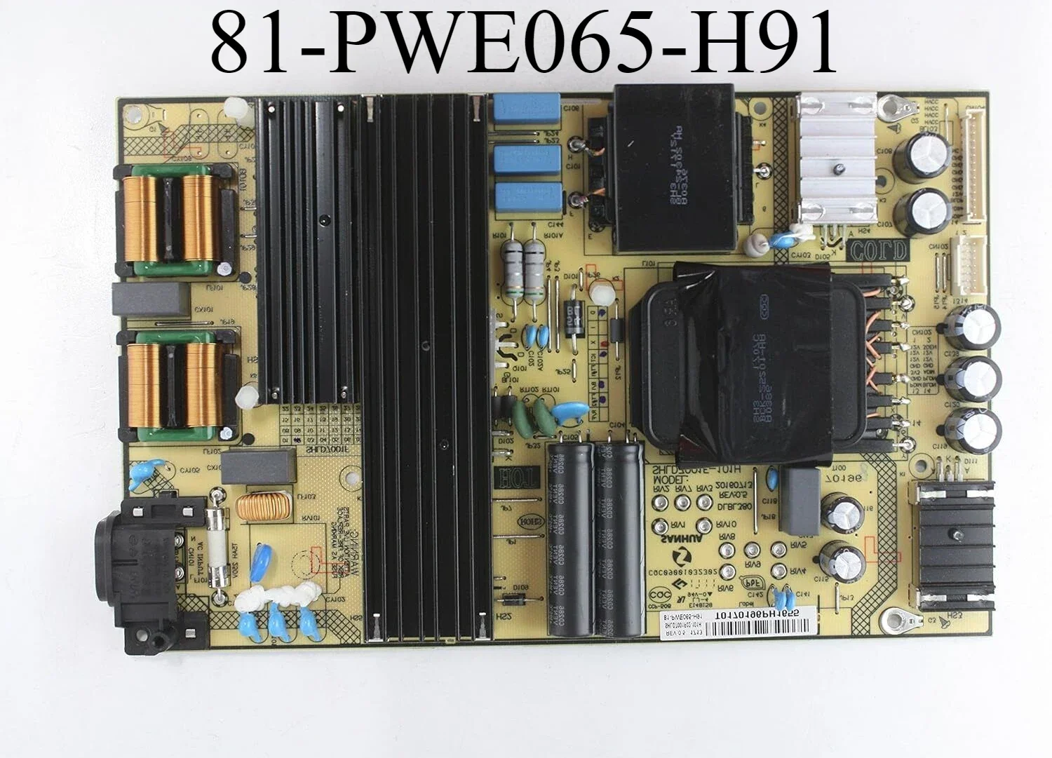 

SHLD7001F-101H 81-PWE065-H91 Power Supply Board is for 65S405 65S401