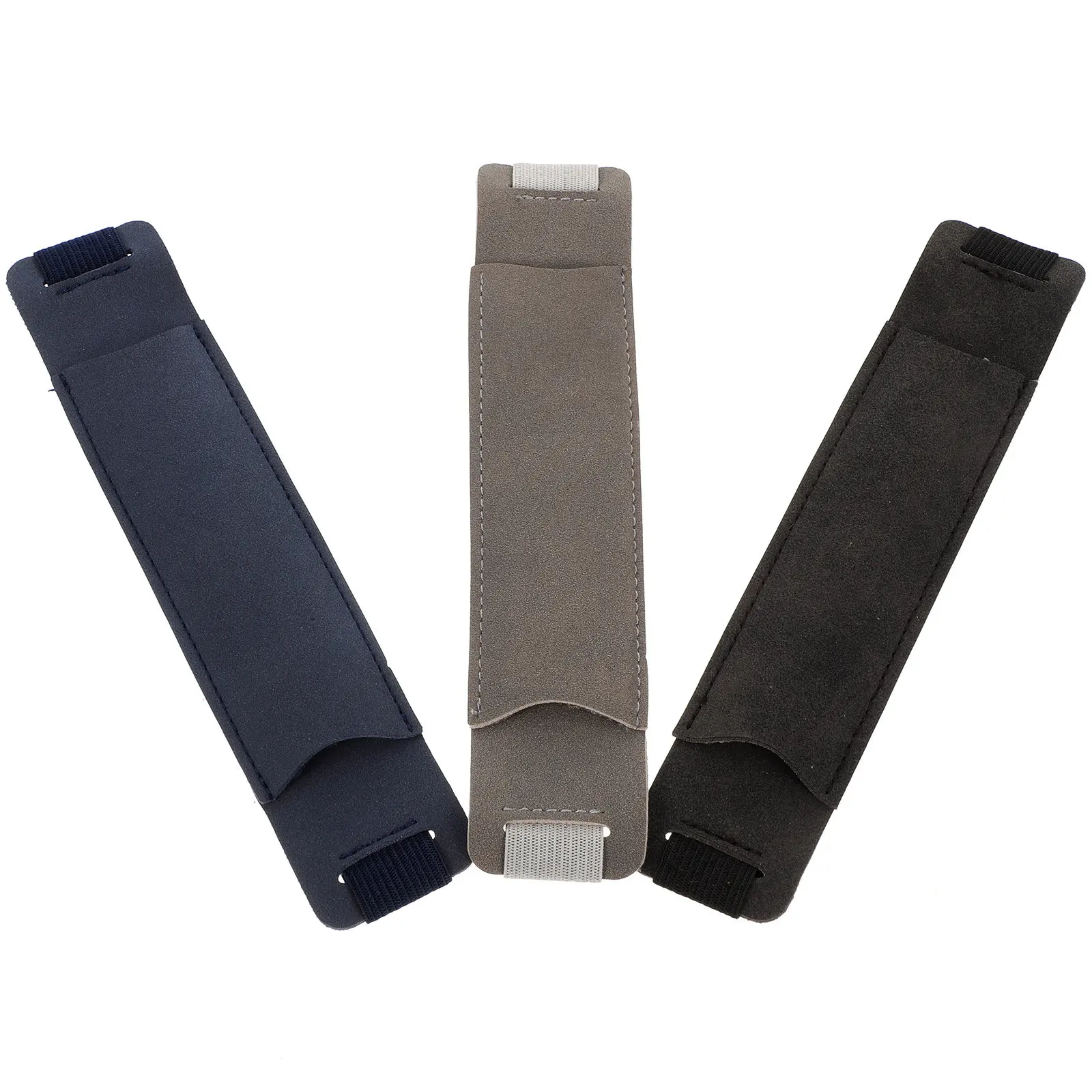 3Pcs Stylish Vintage Pen Sleeves Fountain Pen Holders with Elastic Band for Notebook Mounting Dust Water Scratch