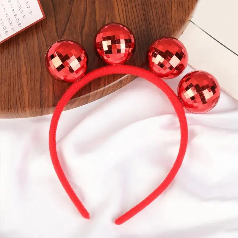 Sparkly Disco Ball Headband Disco Hoofdband Haarband uit jaren 70 Vintage Disco Outfits Bling Hair Accessories For Kids Gifts