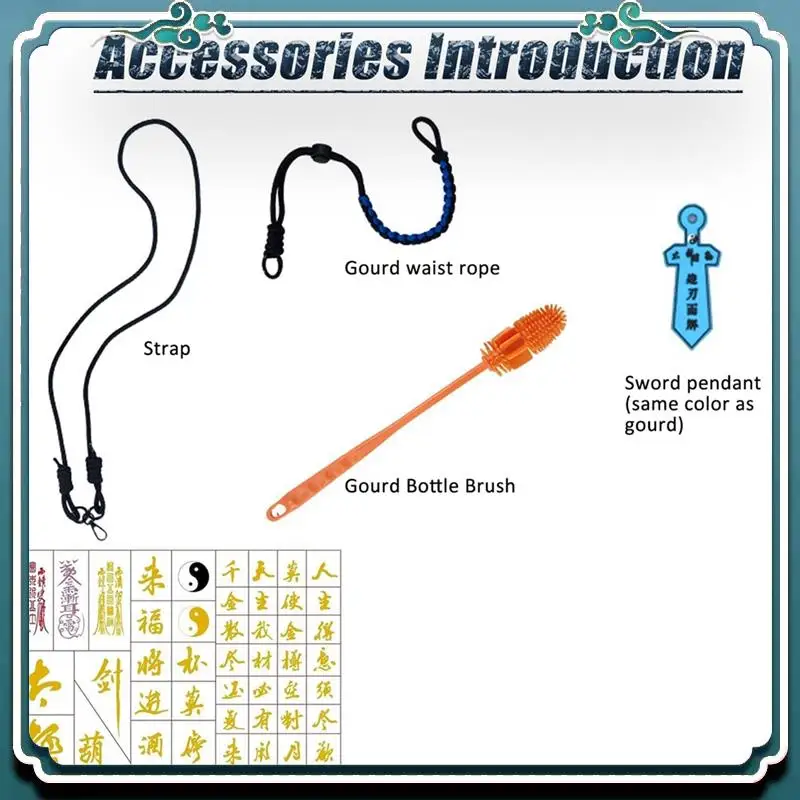 

Reliable Chinese Retro-Inspired Gourd Bottle 800ML Gourd Water Bottle Gourd Sports Water Bottle Transparent