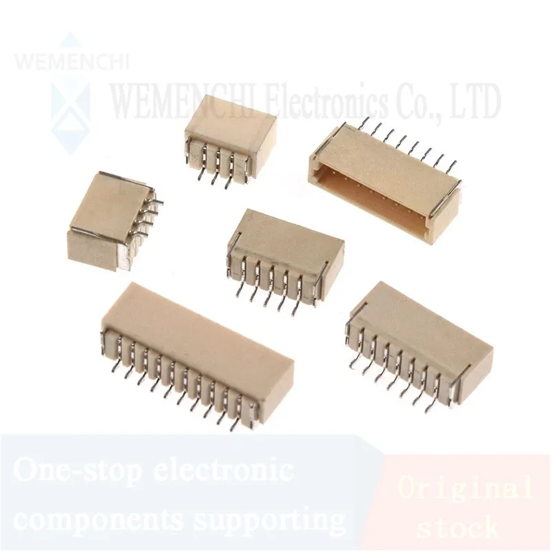 10Pcs JST SH1.0 SH 1.0mm Pitch 2/3/4/5/6/7/8/9/10 Pin Connector Horizontal / Vertical SMD DIP Pin Header 2P3P4P5P6P7P8P9P10P