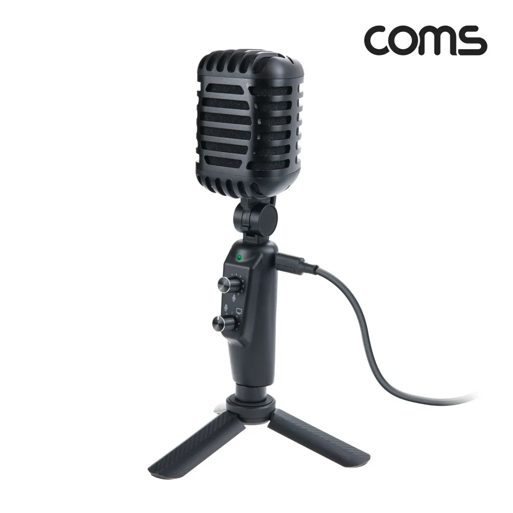 Coms EQ816 volume control condenser microphone 1 person Media Internet broadcast