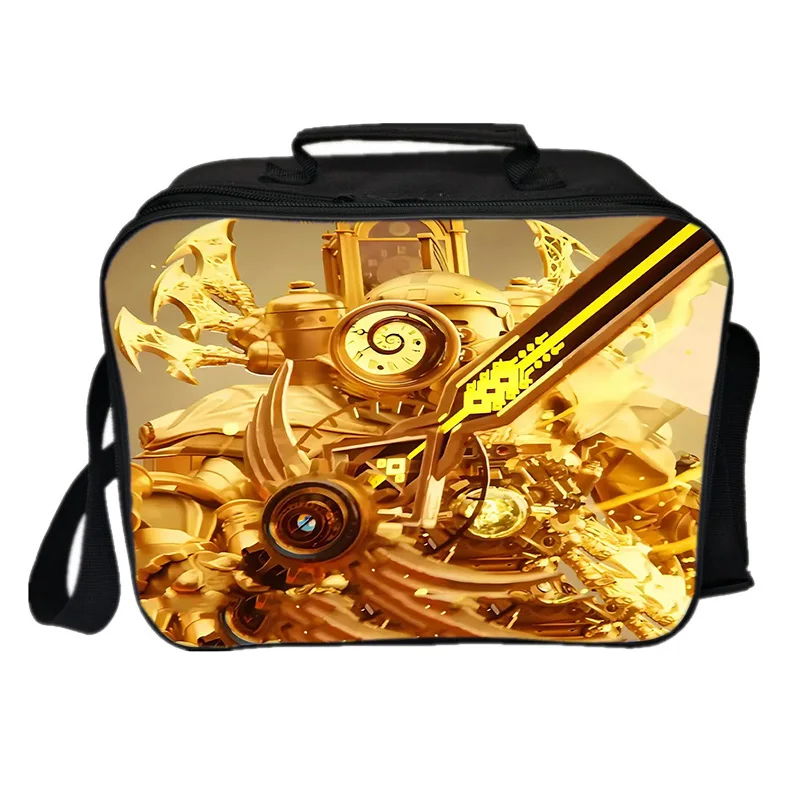 

Часы мужская модная квадратная изоляционная сумка Speakerman Titan мультфильм 3D принт сумка для обеда Skibidi сумка для туалета и еды детская повседневная Mochila