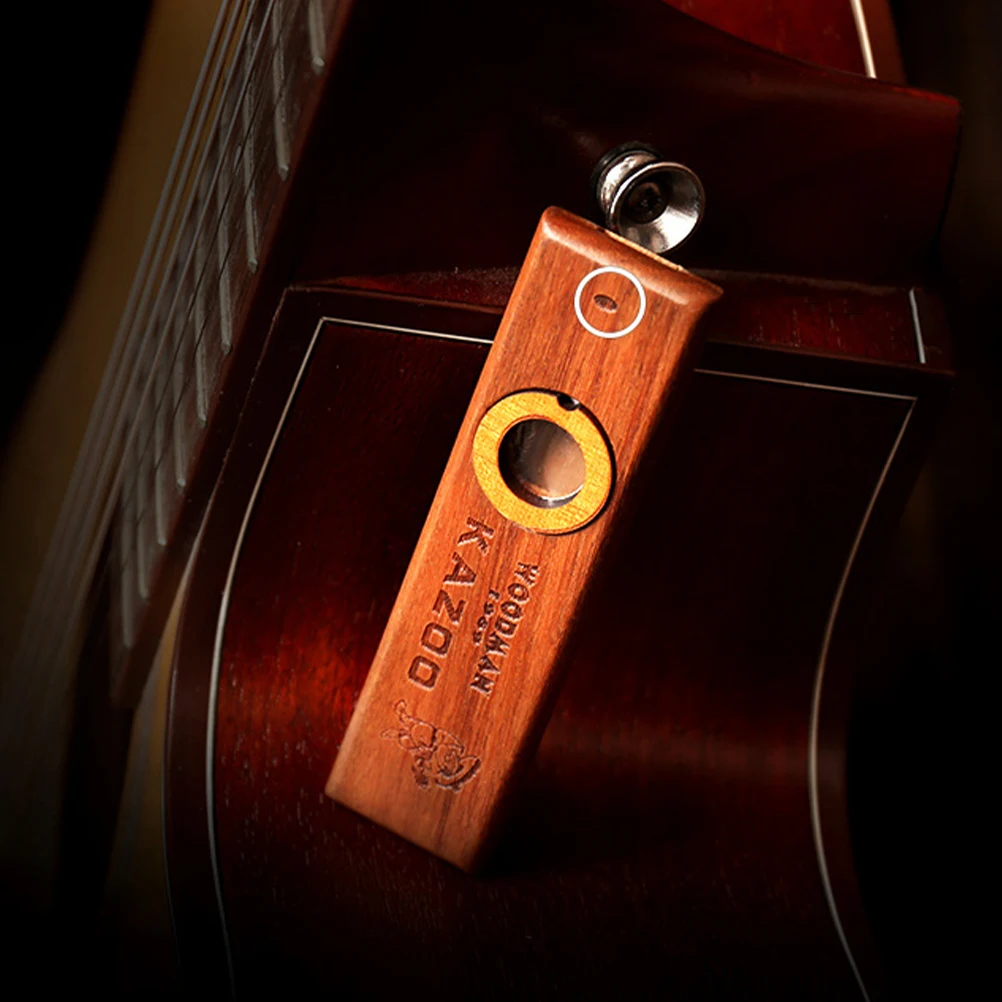 

Perfect Craftsmanship Wooden Kazoo Durable And Smooth Musical Instruments Great Experience Ukulele Guitar Mate