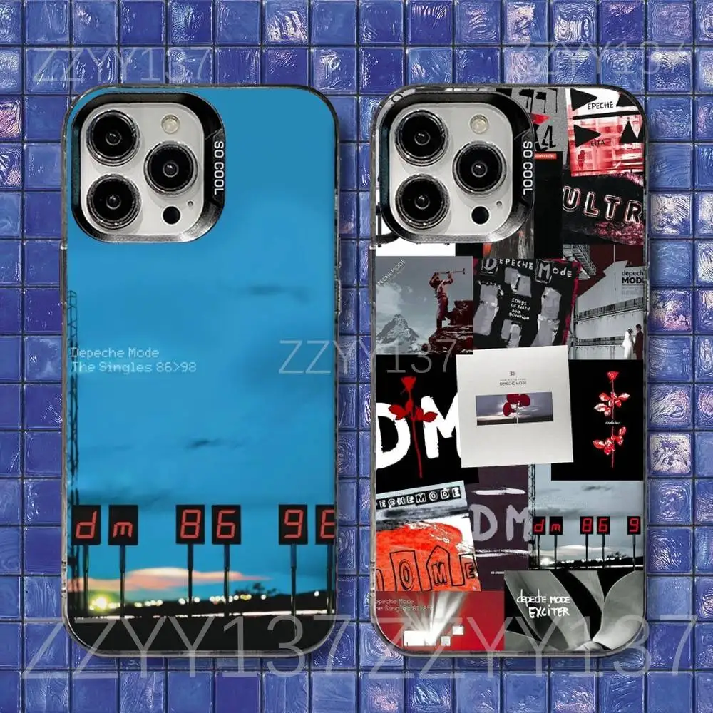 

D-DepecheS Mode Phone Case For iPhone 16,15,14,13,12,11,8,7,Pro,Max,Plus,Mini,XS,SE Shockproof Matte Cover