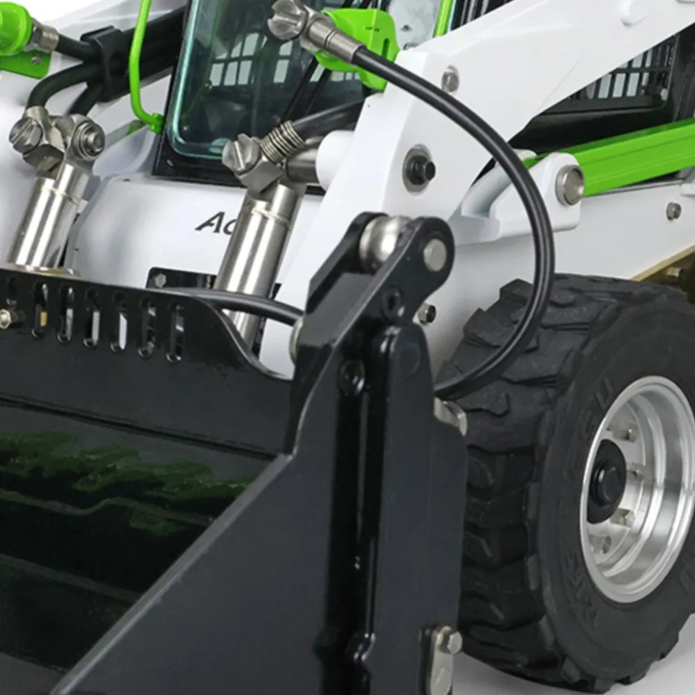 

Lesu 1/14 Metal RC Hydraulic Loader Aoue Lt5H Wheeled Skid-Steer Radion Control Trucks Toys For Adults Light Sound Thzh1278-SMT7