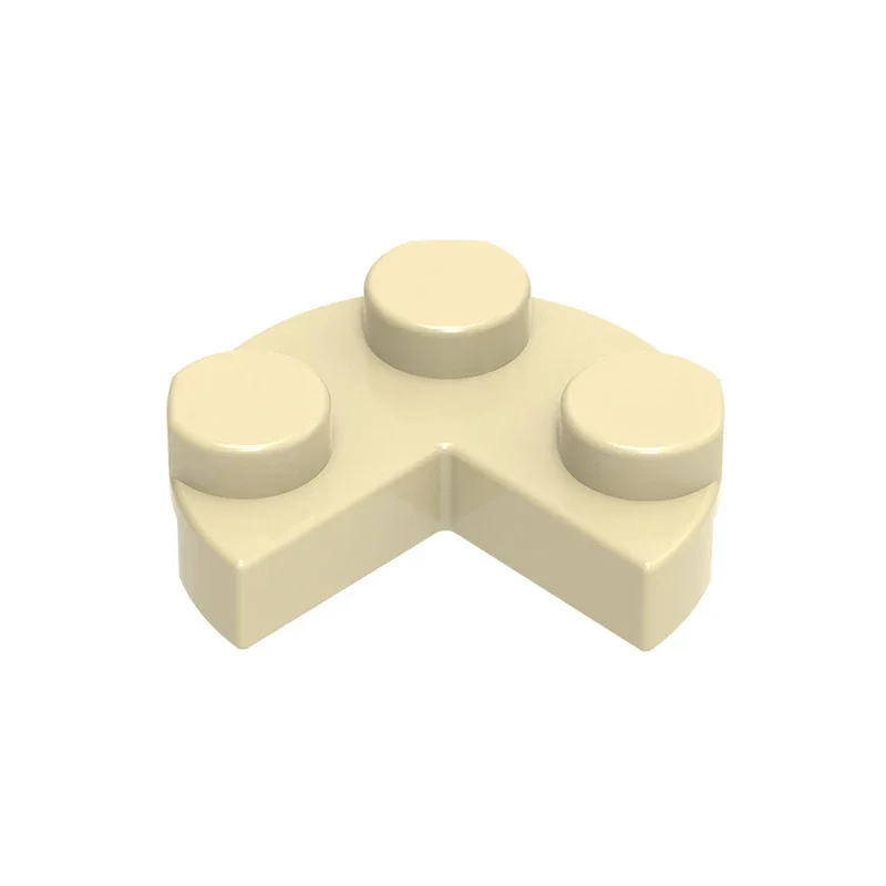 Moc 10 pçs parte tijolos 4032w especial 3/4 placa circular blocos de construção conjunto casa castelo partícula brinquedo diy crianças presentes aniversário