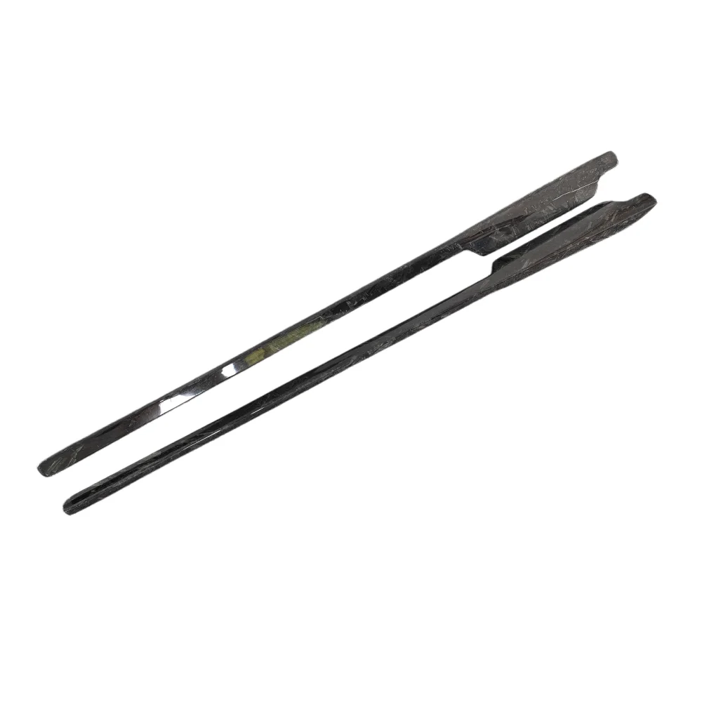 Car Customization Kit for Porsche Taycan Upgrade M-style Forged Carbon Fiber Door Panel Decorative Strip Body Kit Car Tools
