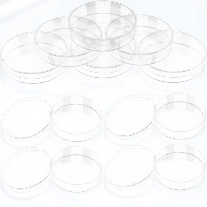 

30Pcs Petri Dishes Plastic Transparent Heat Resistant Covers Laboratory Scientific Research Teaching Culture Plates