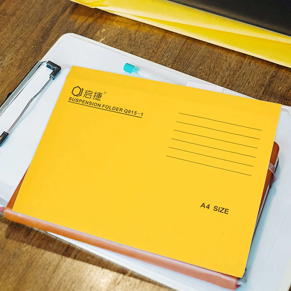 10 Pcs Office Supplies Folder Hanging Frame Colored File Folders Iron Proper Size