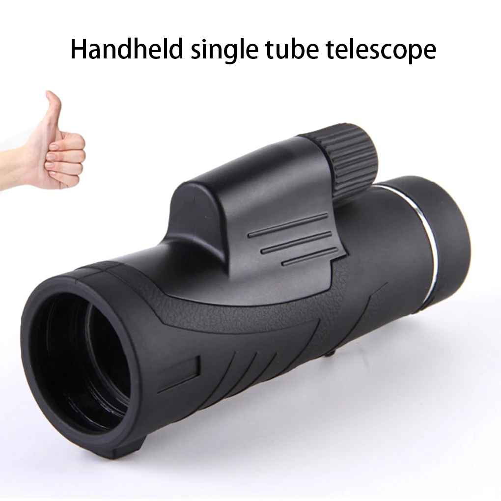 Monocular ajustable para senderismo con perilla para adultos y niños, telescopio de mano 10x42, equipo para exteriores, regalo de cumpleaños