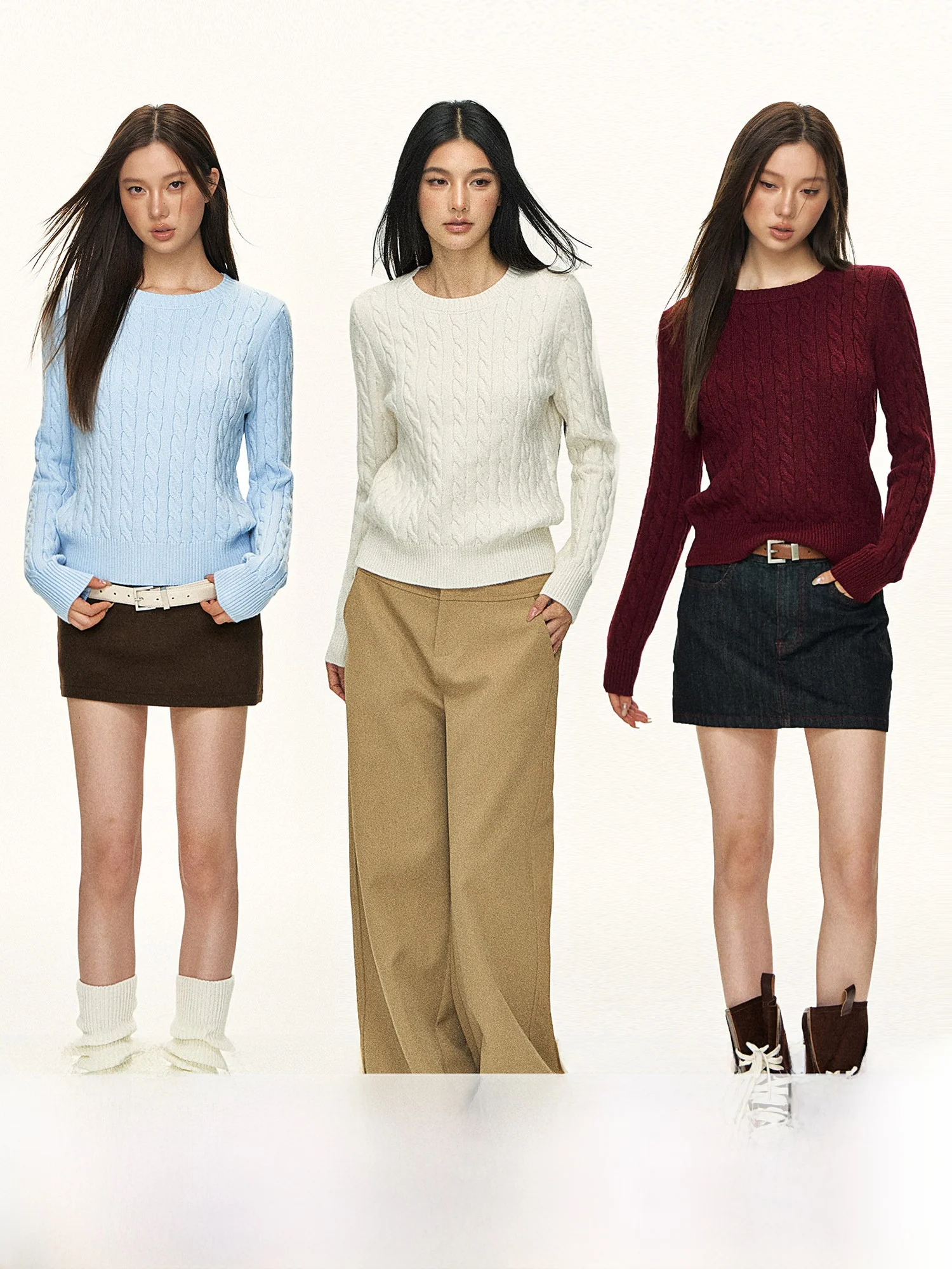 

Women's Knitted Long Sve Sweater Autumn Winter New Sle Twist Knit Base Layer irt Inner Wear 0PASSION Commute Sle S...