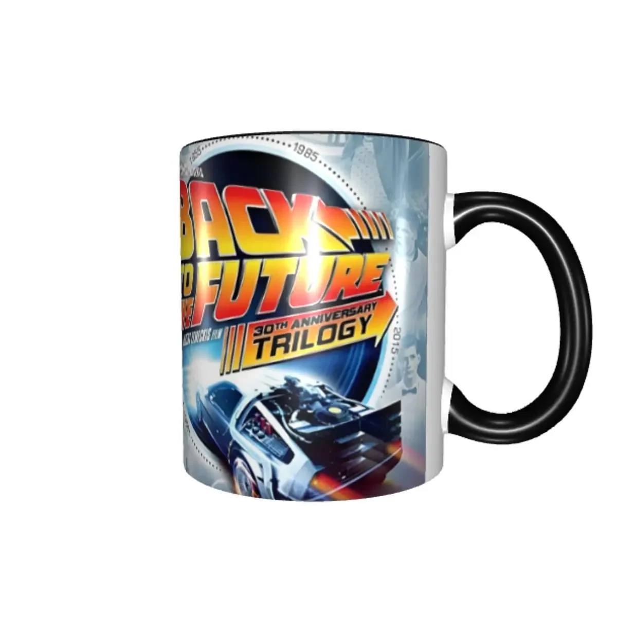 Personalized DIY Back To The Future Ceramic Mug Science Fiction Film Coffee Cup Creative Present