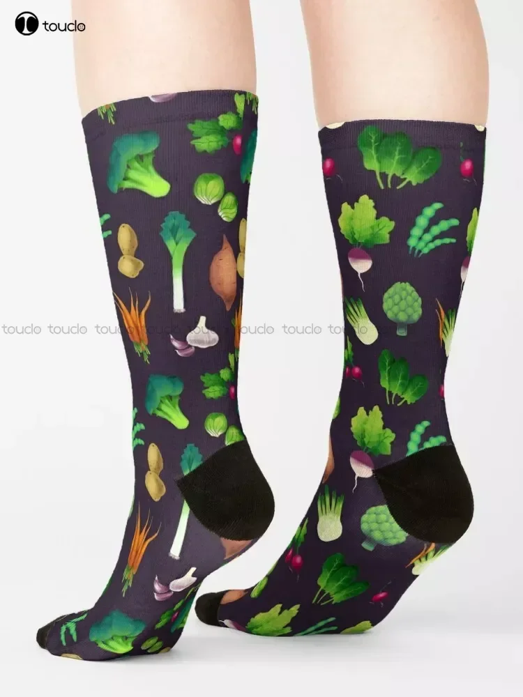 Farmers Market Socks Personalized Custom Unisex Adult Teen Youth Socks 360° Digital Print Custom Gift Streetwear