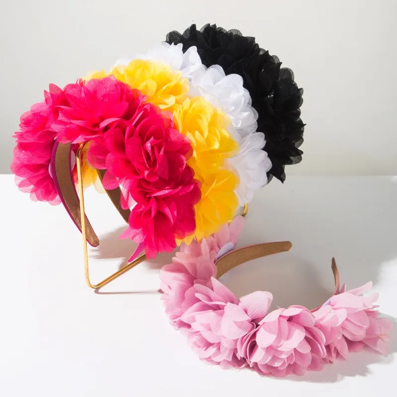 

1pcs Fashion Simulation Flower Headband Elegant Daily Collocation Trendy Street Photography Decoration Hair Accessories