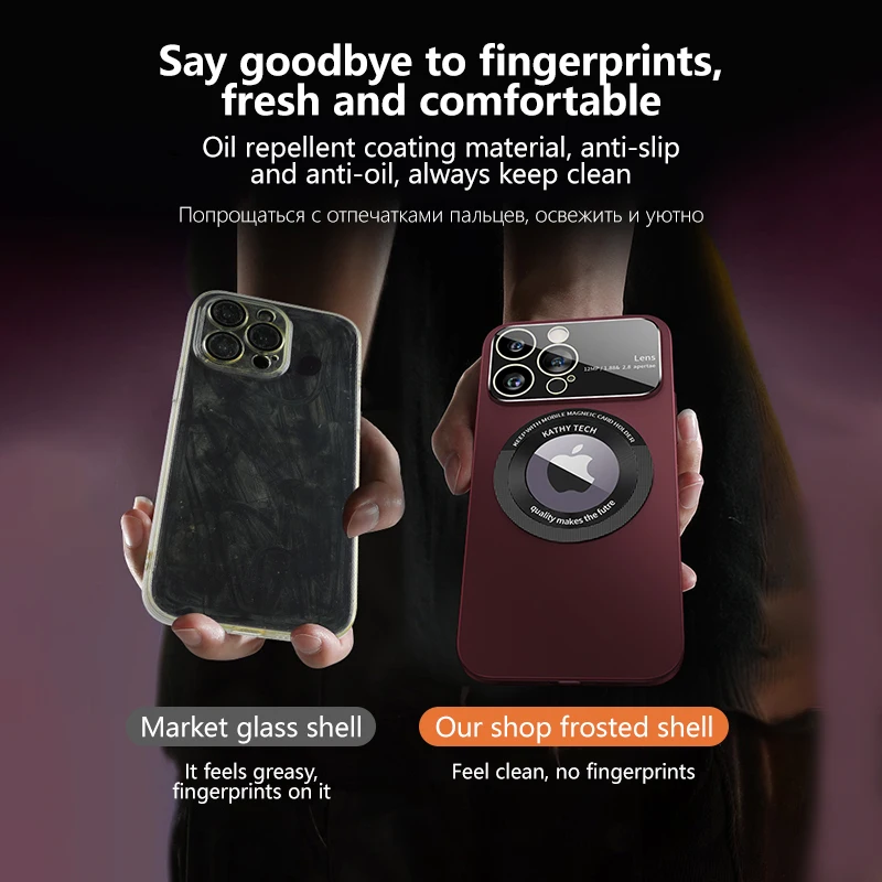 Luxury For Magsafe Magnetic Phone Cases For iPhone 15 14 13 12 11 Pro Max Plus Case Wireless Charge Matte Shockproof Back Cover image 4